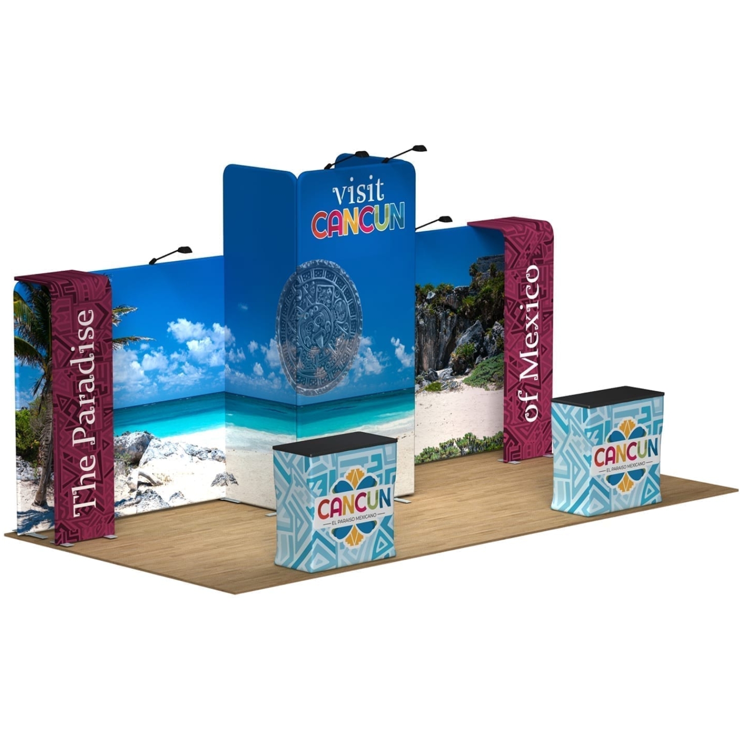 Lux Tower 10×20 Trade Show Display Kit