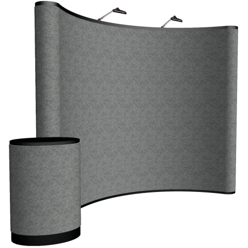 10′ Curved Arise Floor Display Kit (fabric)