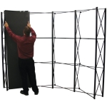 10′ Curved Arise Floor Display Kit (mural With Fabric Ends)