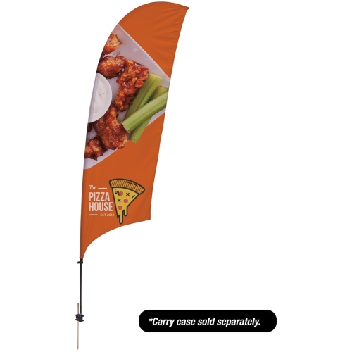 10.5′ Value Razor Sail Sign – 2-sided With Ground Spike