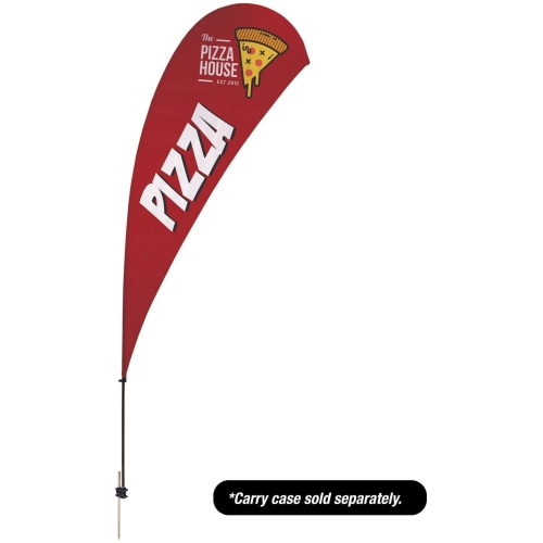 13′ Value Teardrop Sail Sign – 2-sided With Ground Spike