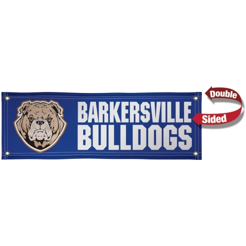 13 Oz. Smooth Vinyl Double-sided Banner – 2′ X 6′