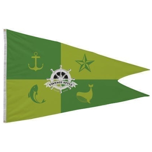Nylon Burgee Flag (single-sided) – 4′ X 6′