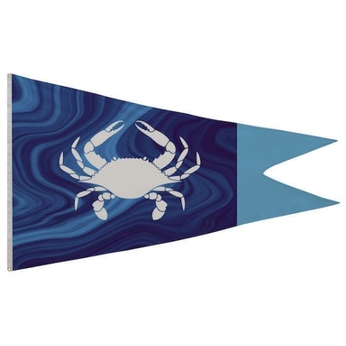 Nylon Burgee Flag (single-sided) – 5′ X 8′