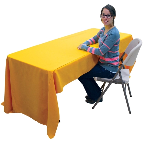 4′ Economy Table Throw (dye Sublimation, Full Bleed)