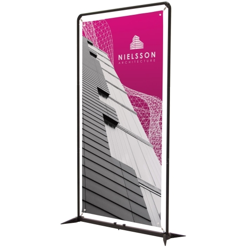 4.5′ Frameworx Banner Display Kit (no-curl Opaque Fabric)