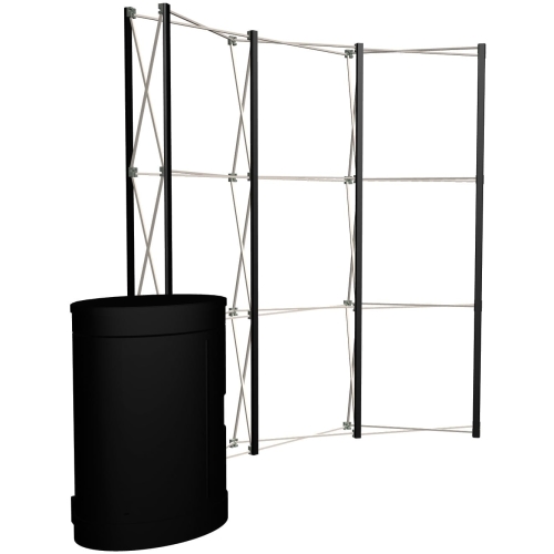 8′ Curved Show ‘n Rise Floor Display Hardware