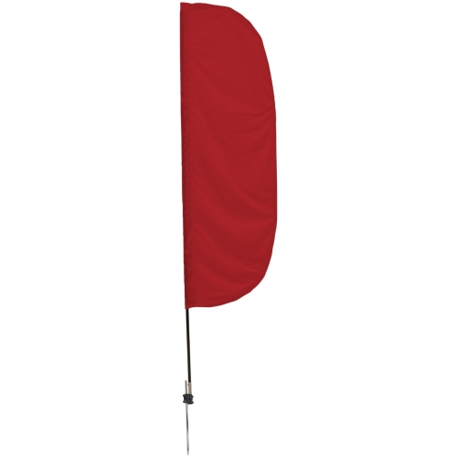 8′ Solid-color Stadium Flutter Flag Kit- Single-sided