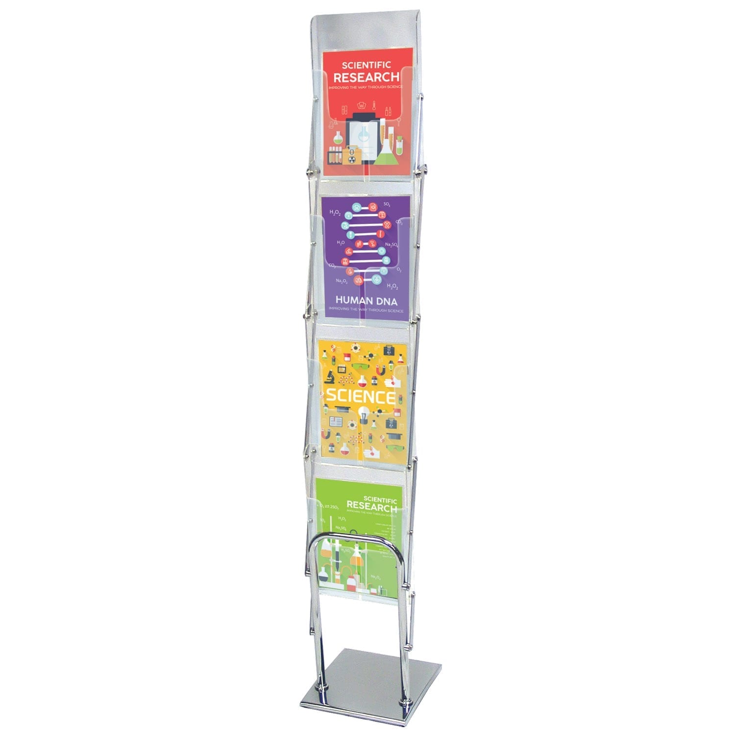 Clear View Literature Display