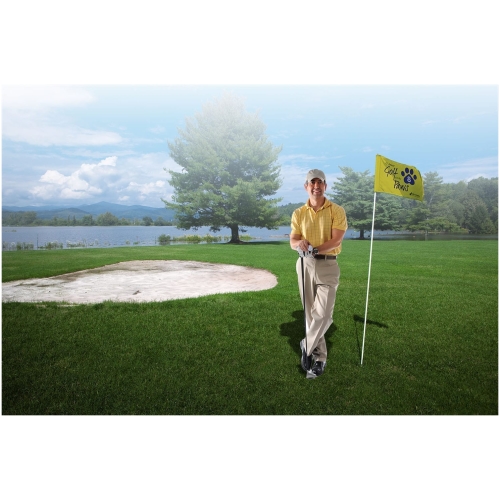 Golf Flag With Canvas Heading (double-sided)