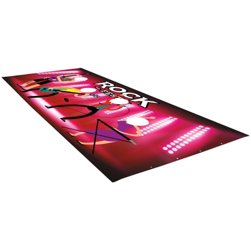 Headliner Quad Face Cutout Replacement Banner