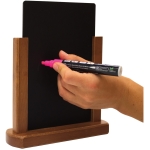 Small Countertop Wood Chalkboard Hardware