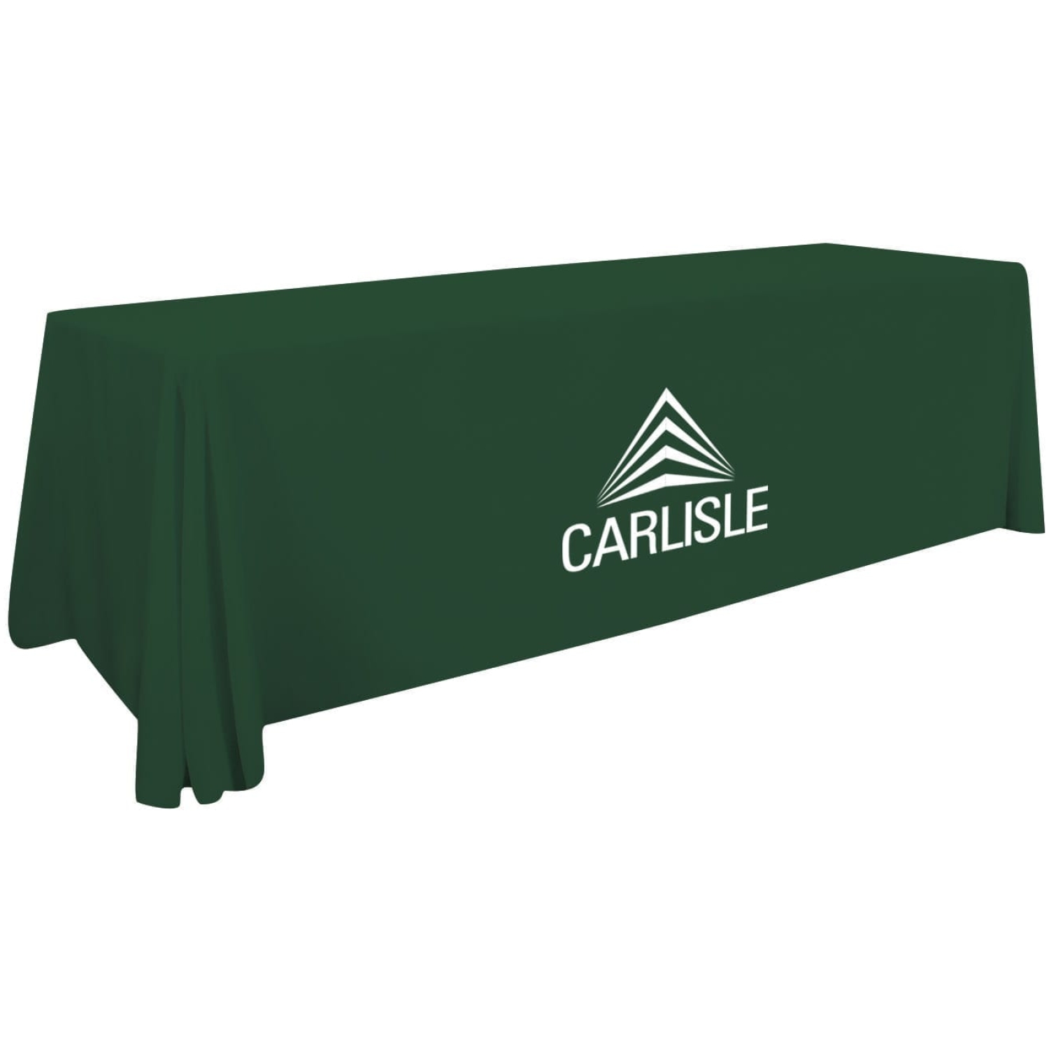 8′ Value Lite Table Throw (white Imprint, One Location)