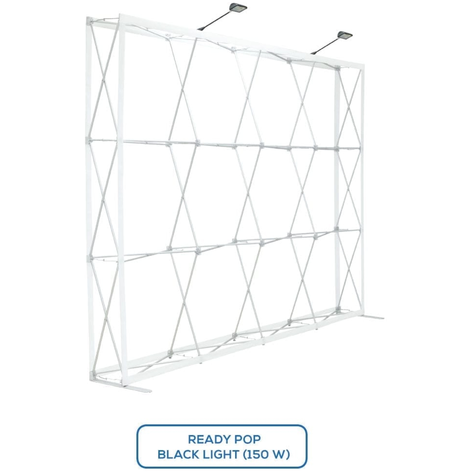Ready Pop Fabric Pop Up 10ft(large/add Loop) Straight Double Sided Frame Only