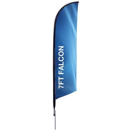 Falcon Stand — Xsmall 7ft. Spike Base, Single-sided Graphic Package (stand & Graphic)