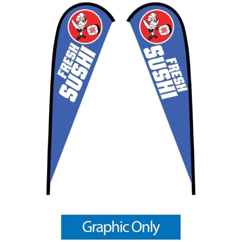 Sunbird Stand —  Large 12 Ft. Double-sided Graphic Only