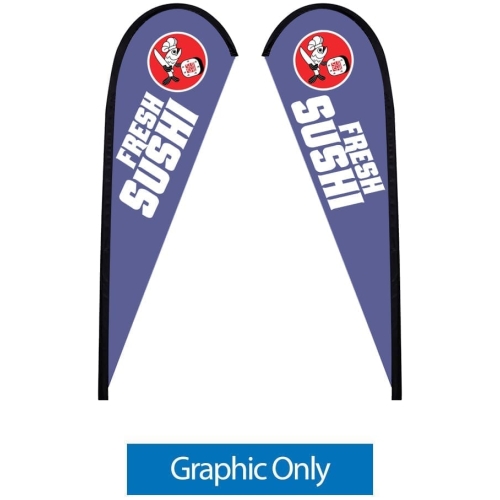 Sunbird Stand —  Medium 9 Ft. Double-sided Graphic Only