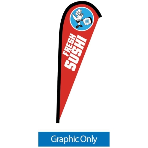 Sunbird Stand —  Small 7.5 Ft. Single-sided Graphic Only