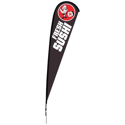 Sunbird Stand —  X-large 15 Ft. Spike Base, Single-sided Graphic Package (stand & Graphic)