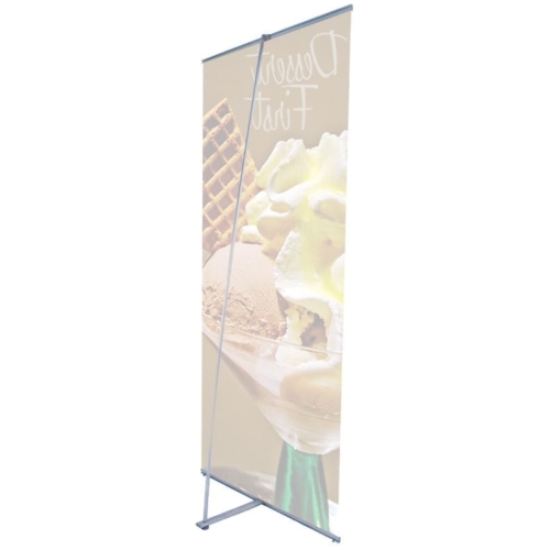 L24 Banner Stand — 24″ X 72″ Fabric Graphic Package (stand & Graphic)