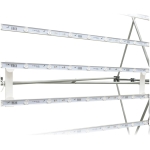 Lumière Light Wall® — 10ft L-shape Configuration B Backlit — Frame Only