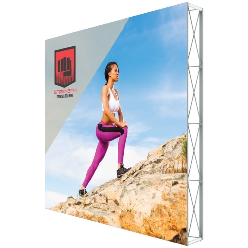 Lumière Light Wall® 10ft X 10ft (no Lights) — Single-sided (graphic Package) Includes: 1 10’x10′ Pop Up Frame, 1 Printed Front Graphic. (printed End Caps Optional).