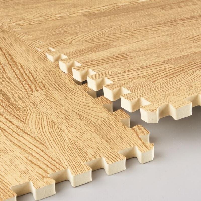 wood puzzle flooring